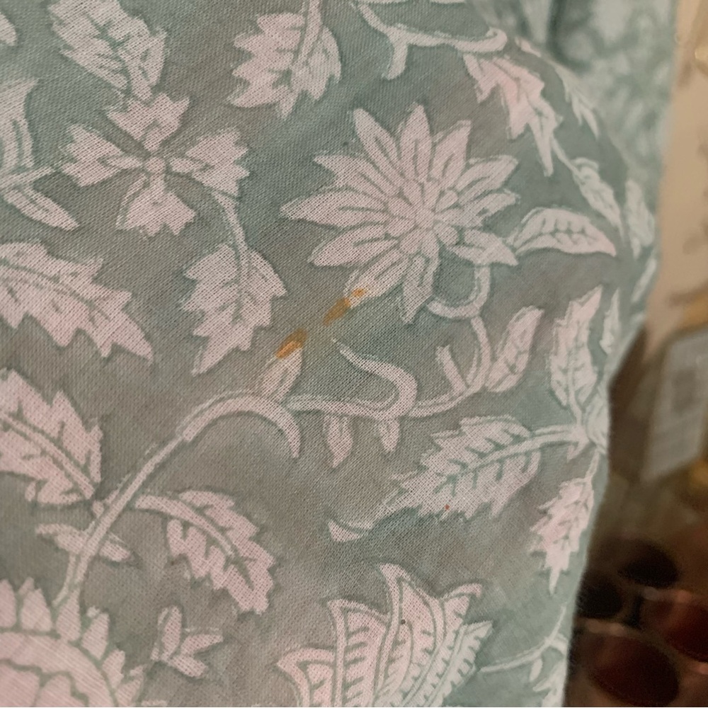 Daughters of India green/Aqua Patterned Mini Dress - Picture 8 of 8